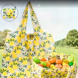 New Lemon design-foldable tote bag